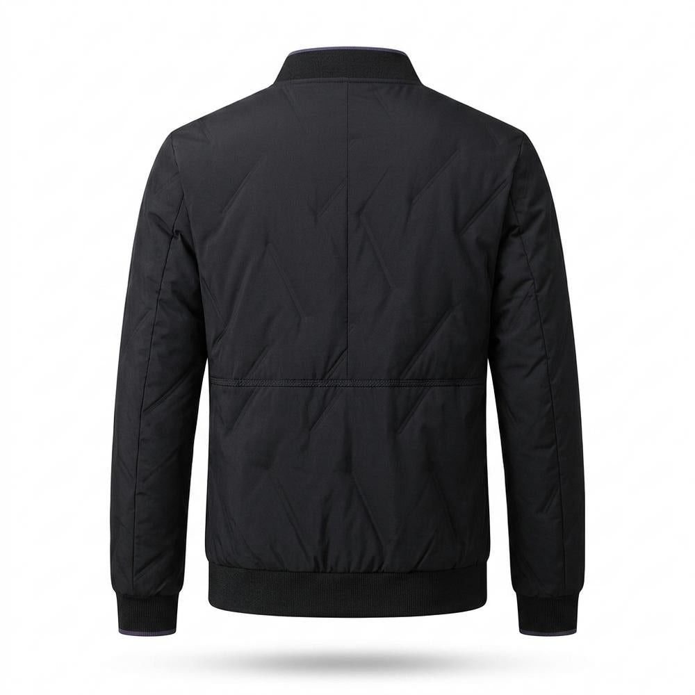 Allsaints Leather - Coron | Quilted Zip-Up Jacket Men