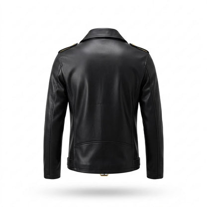 Allsaints Leather - Allen | Asymmetrical Belted Leather Jacket Men