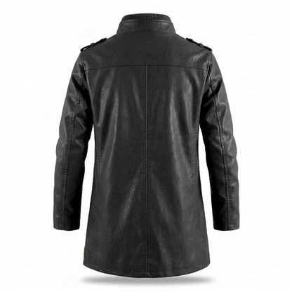 Allsaints Leather - Yovan | Lined Mid-Length Coat Men