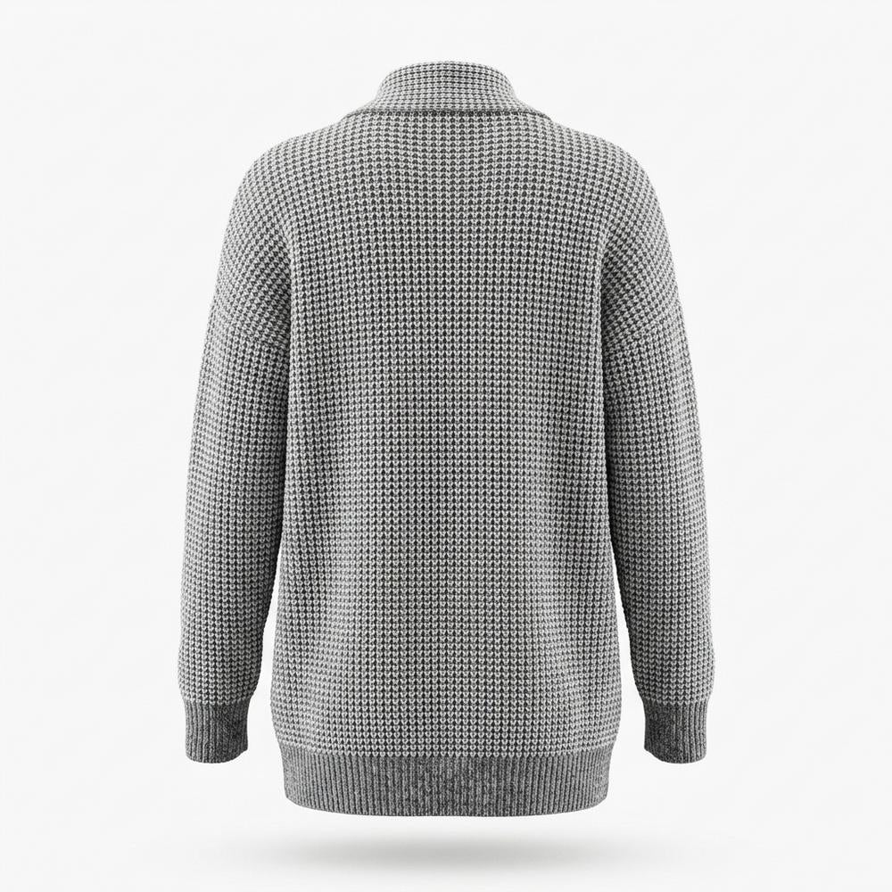 Allsaints Leather - Carev | Structured Open-Front Knit Cardigan Women