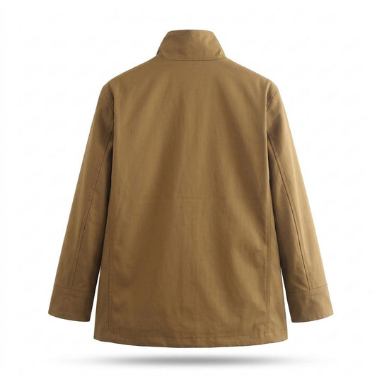 Allsaints Leather - Manor | Stand-Collar Four-Pocket Jacket Unisex