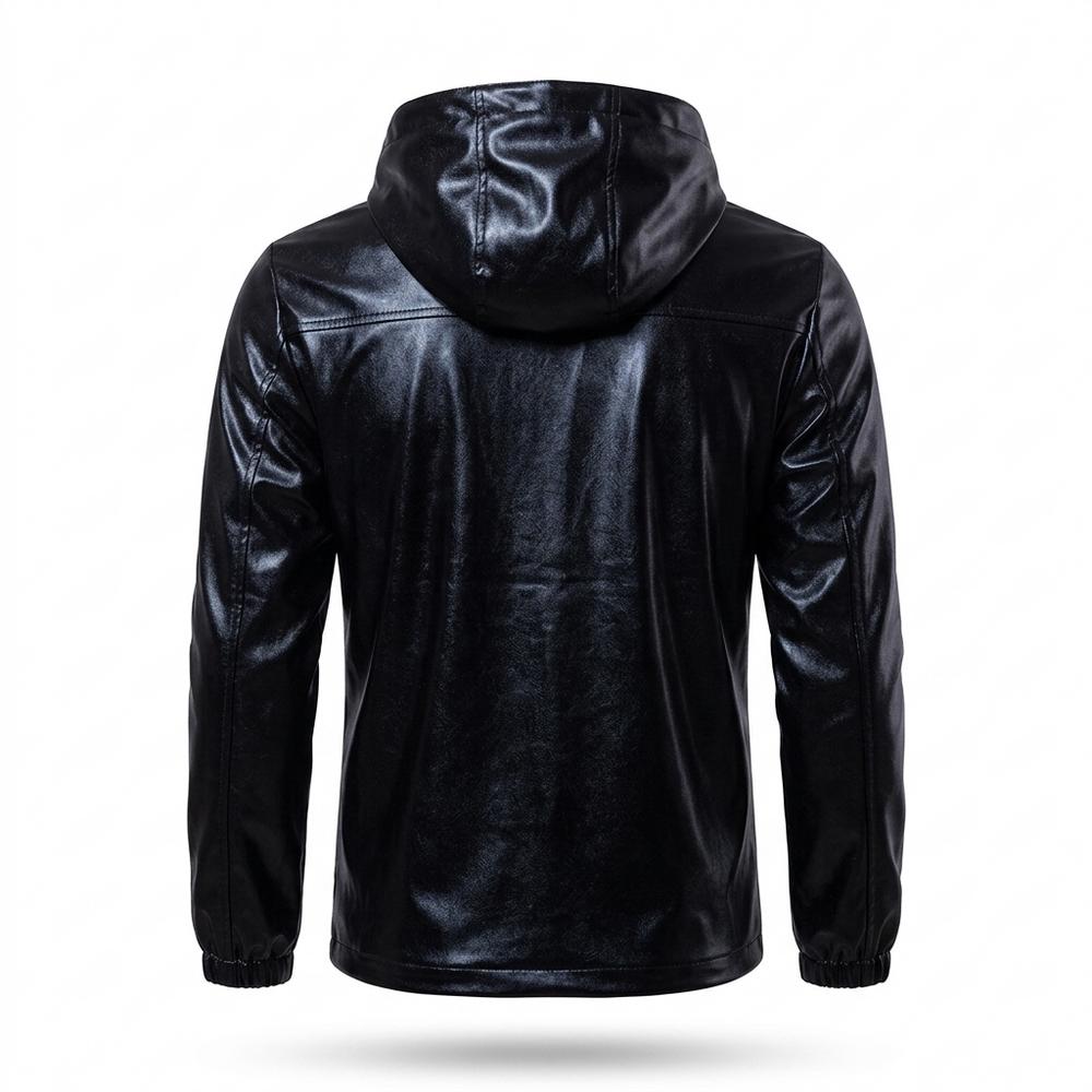 Allsaints Leather - Noral | Coated Hooded Jacket Men