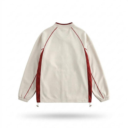 Allsaints Leather - Lomer | Raglan Sleeve V-Neck Sweatshirt Unisex