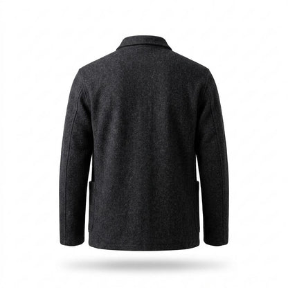 Allsaints Leather - Vatal | Knitted Band-Collar Jacket Men