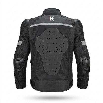 Allsaints Leather - Neven | Mesh-Paneled Armored Jacket Men