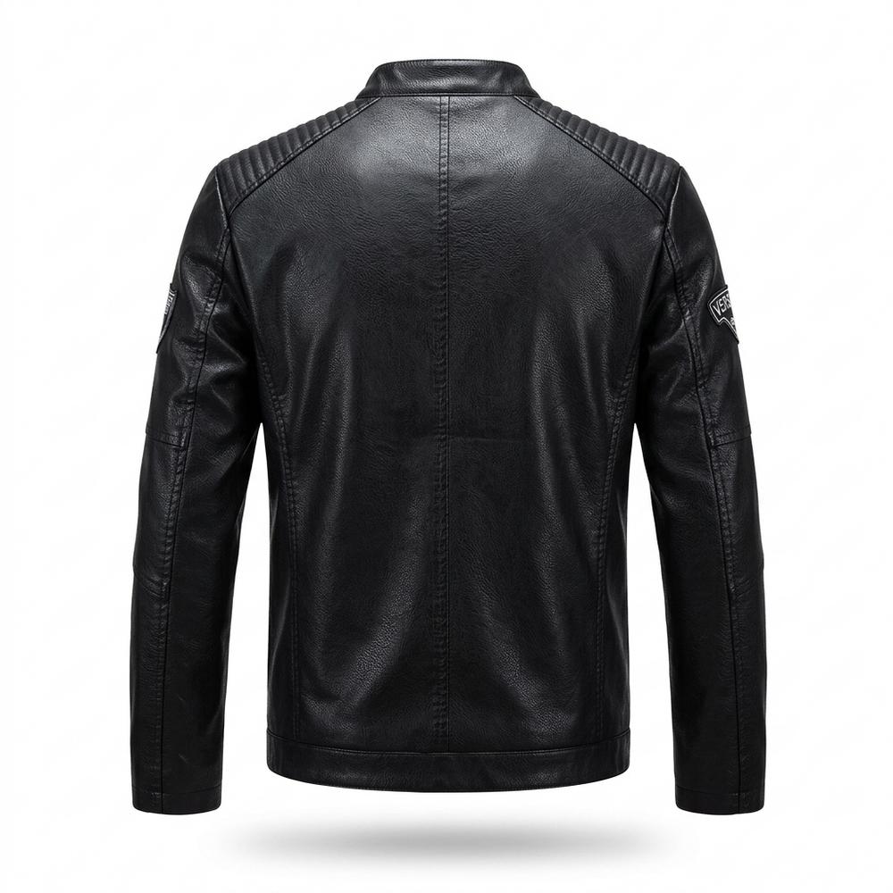 Allsaints Leather - Selor | Quilted Slim Fit Leather Jacket Men