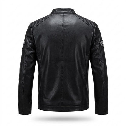 Allsaints Leather - Selor | Quilted Slim Fit Leather Jacket Men