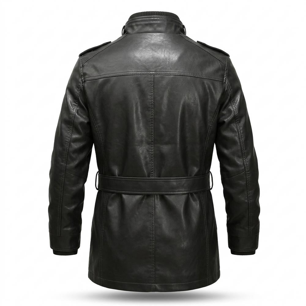 Allsaints Leather - Zalen | Belted Lined Coat Men
