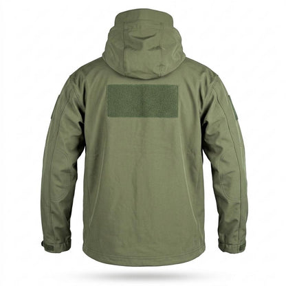 Allsaints Leather - Zesan | Hooded Softshell Jacket Men