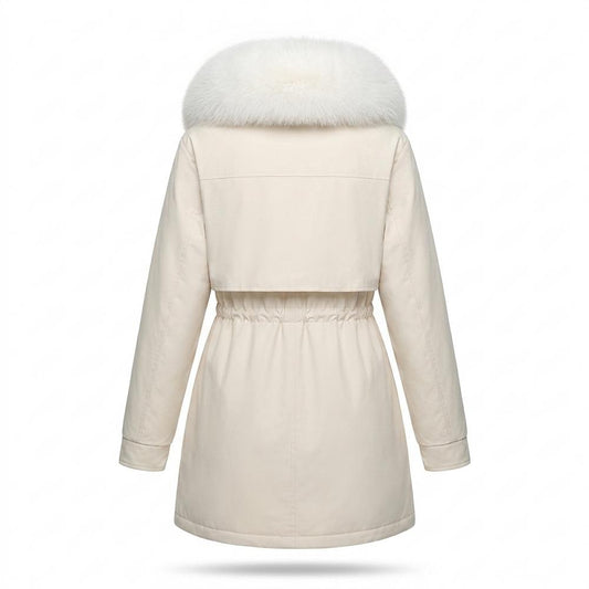 Allsaints Leather - Lamel | Lined Fur-Trimmed Coat Women