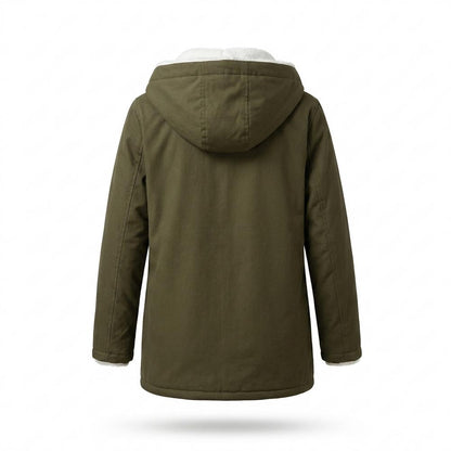 Allsaints Leather - Ronav | Sherpa-Lined Hooded Coat Women