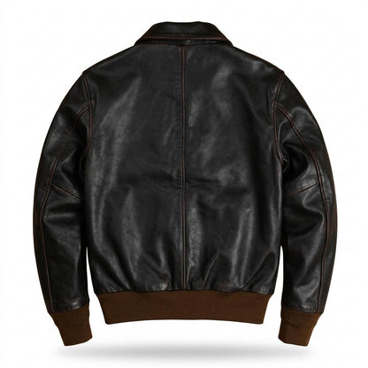 Allsaints Leather - Maziv | Zip-Front Embroidered Leather Jacket Men
