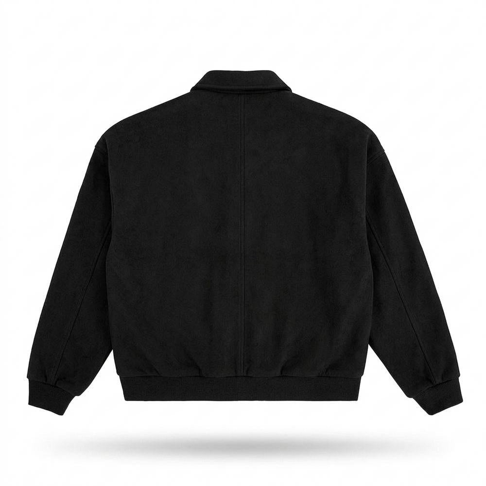 Allsaints Leather - Casel | Sueded Zip-Up Jacket Unisex