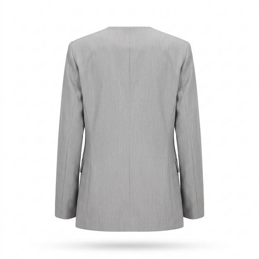 Allsaints Leather - Zalan | Collarless Flower-Appliqué Blazer Women
