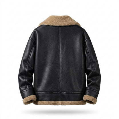 Allsaints Leather - Nivin | Fleece-Lined Zip-Up Jacket Men