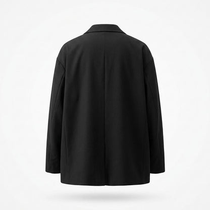 Allsaints Leather - Cadan | Single-Breasted Relaxed-Fit Blazer Men