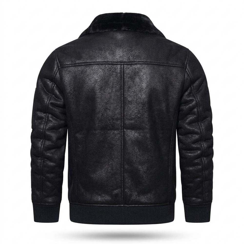 Allsaints Leather - Mimel | Lined Textured Leather Jacket Men