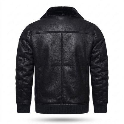 Allsaints Leather - Mimel | Lined Textured Leather Jacket Men