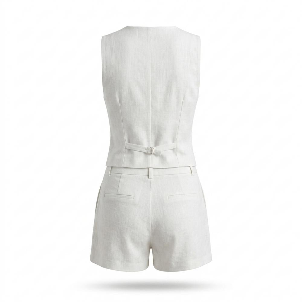Allsaints Leather - Taram | Two-Piece Buttoned Suit Women