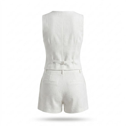 Allsaints Leather - Taram | Two-Piece Buttoned Suit Women