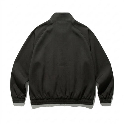 Allsaints Leather - Tatir | Ribbed Zip-Up Jacket Unisex