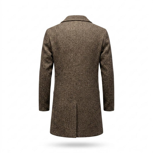 Allsaints Leather - Lylom | Heathered Single-Breasted Coat Men