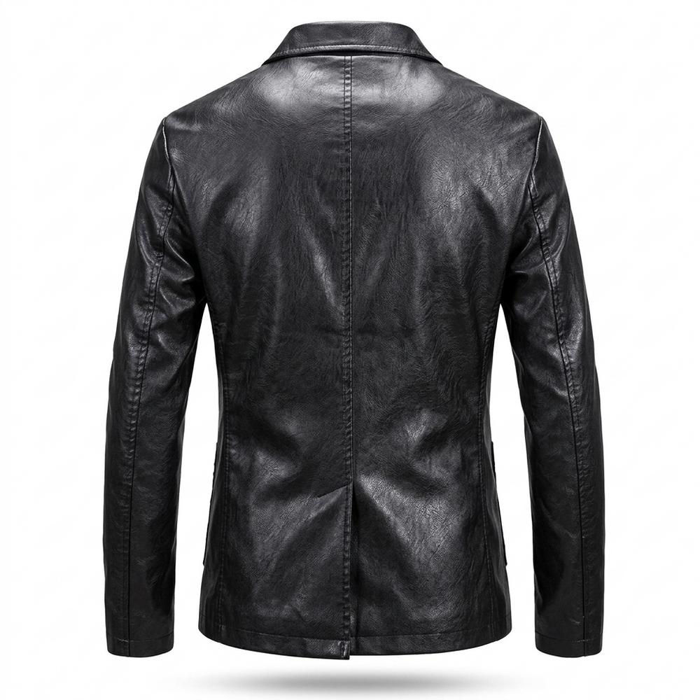 Allsaints Leather - Eogal | Faux-Leather Two-Button Blazer Men