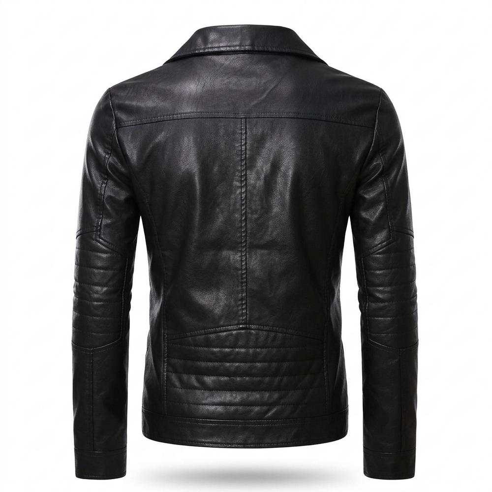 Allsaints Leather - Lodan | Asymmetrical Fitted Leather Jacket Men