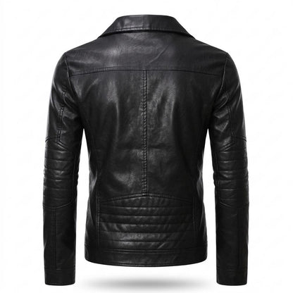 Allsaints Leather - Lodan | Asymmetrical Fitted Leather Jacket Men