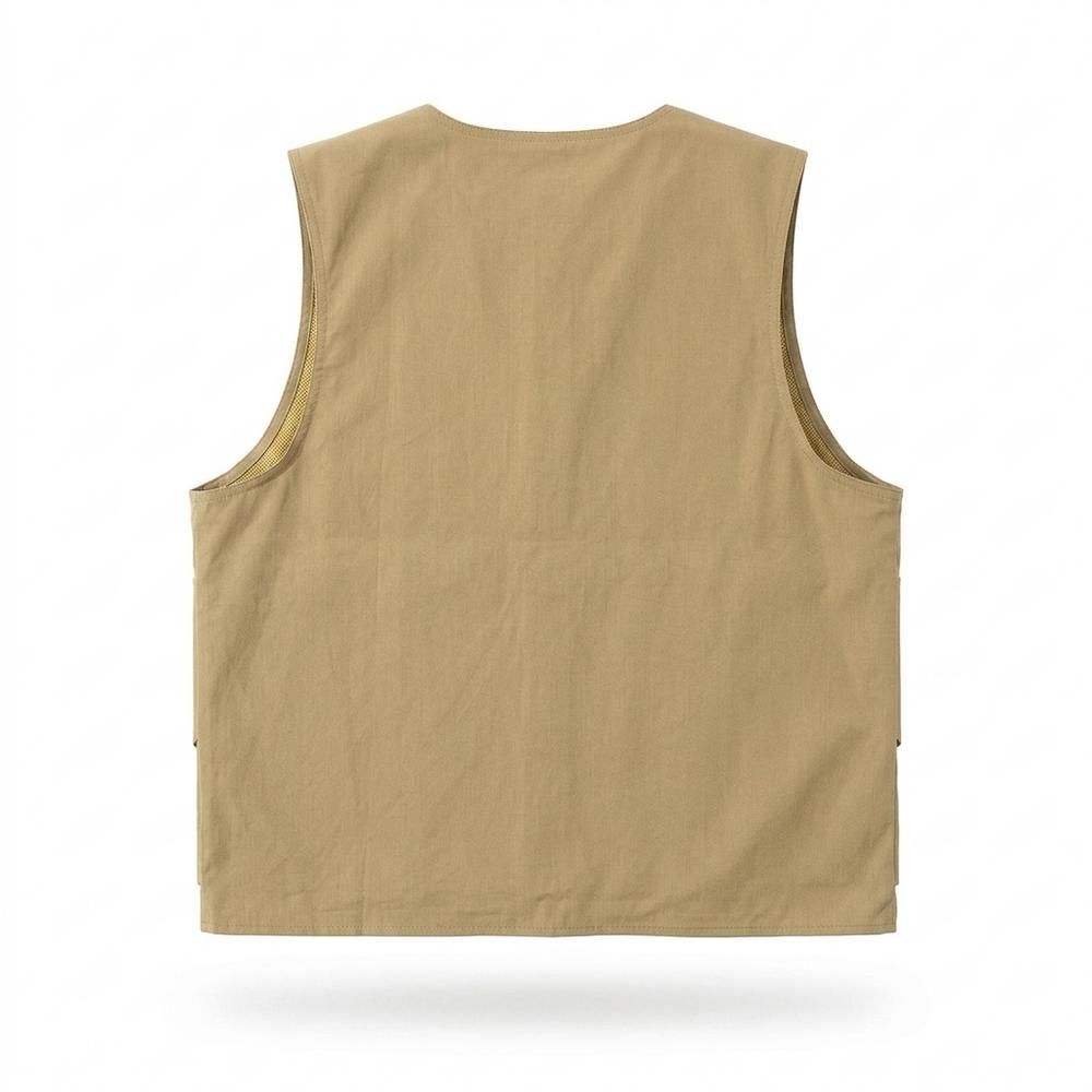 Allsaints Leather - Sasil | Multi-Pocket Buttoned Vest Unisex