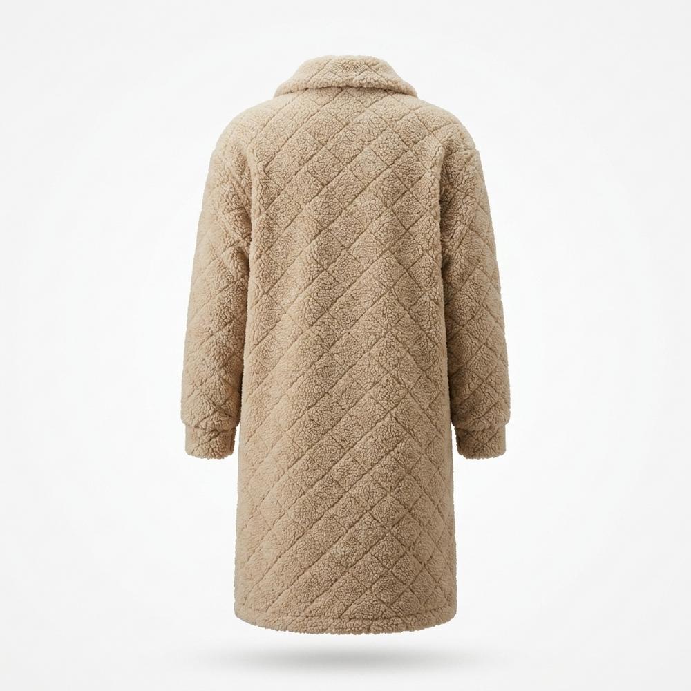 Allsaints Leather - Rodar | Quilted Plush Coat Women