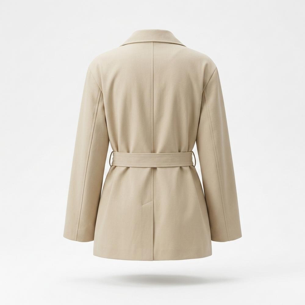 Allsaints Leather - Kamon | Collarless Belted Jacket Women