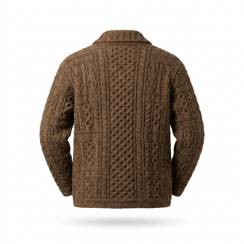 Allsaints Leather - Comar | Cable-Knit Toggle-Button Knit Cardigan Men