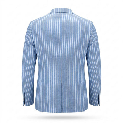 Allsaints Leather - Kavar | Striped Tailored Blazer Men