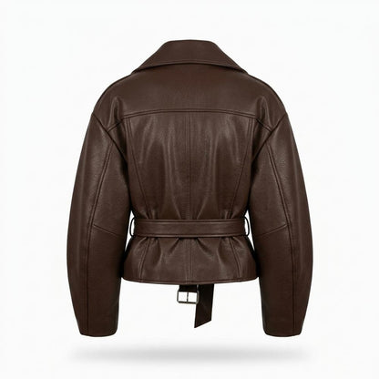 Allsaints Leather - Talen | Belted Oversized Leather Jacket Women