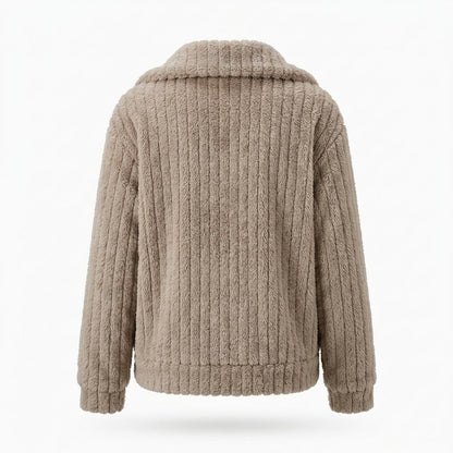 Allsaints Leather - Nonor | Ribbed Fleece Jacket Women