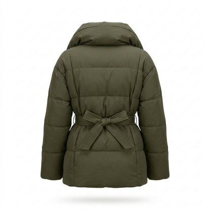 Allsaints Leather - Canor | Padded Belted Jacket Women