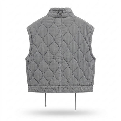 Allsaints Leather - Daded | Quilted Padded Vest Women