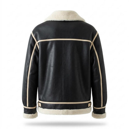 Allsaints Leather - Sevel | Shearling-Lined Zip-Up Jacket Unisex