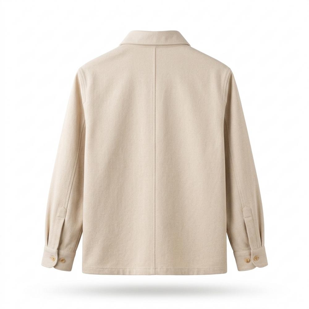 Allsaints Leather - Nevin | Stand-Collar Twill Shirt Men
