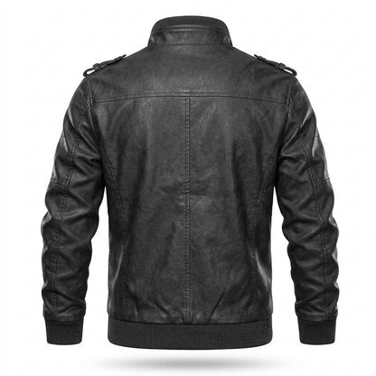 Allsaints Leather - Miral | Zip-Up Fitted Leather Jacket Men