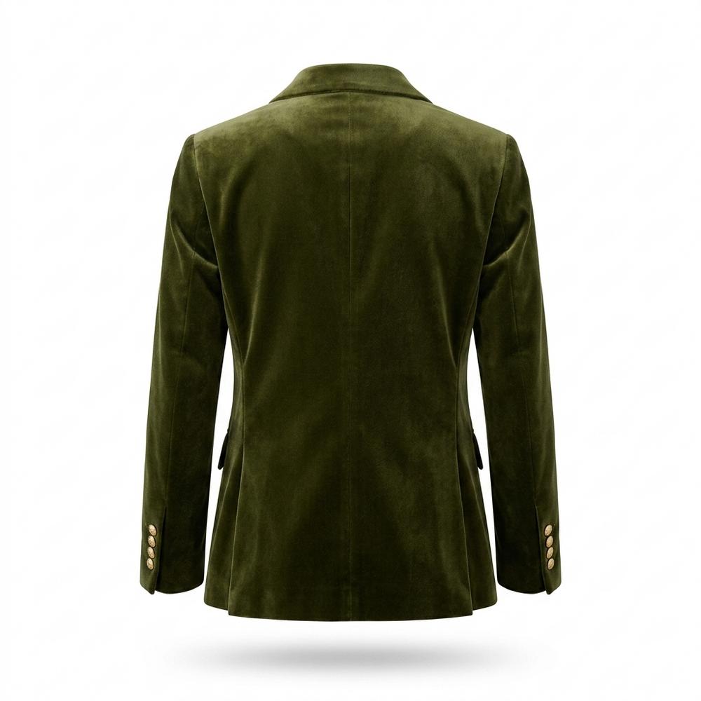 Allsaints Leather - Samon | Velvet Tailored Blazer Women
