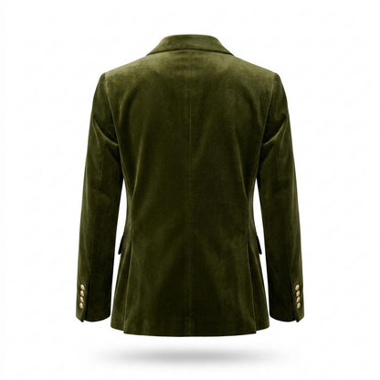 Allsaints Leather - Samon | Velvet Tailored Blazer Women