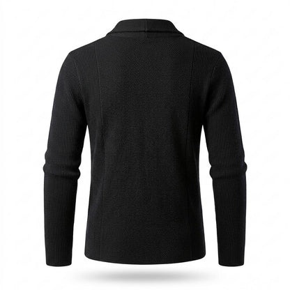 Allsaints Leather - Misan | Shawl Collar Slim Fit Knit Cardigan Men