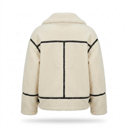 Allsaints Leather - Nosol | Sherpa Contrast-Trim Jacket Women