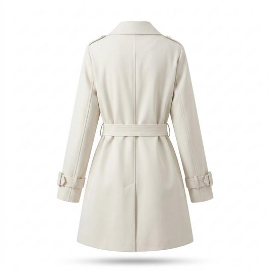 Allsaints Leather - Rimel | Double-Breasted Belted Coat Women
