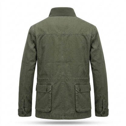 Allsaints Leather - Nesel | Stand-Collar Multi-Pocket Jacket Men