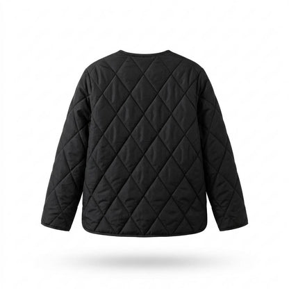 Allsaints Leather - Nokar | Quilted Collarless Jacket Women
