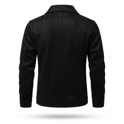 Allsaints Leather - Caken | Sueded Zip-Up Jacket Men
