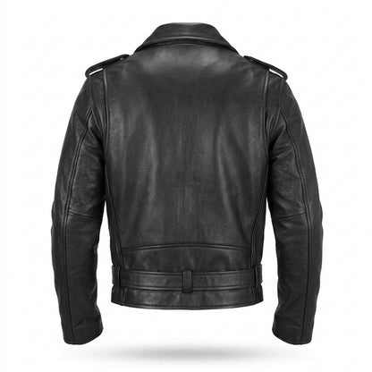 Allsaints Leather - Damuv | Asymmetrical Belted Leather Jacket Unisex